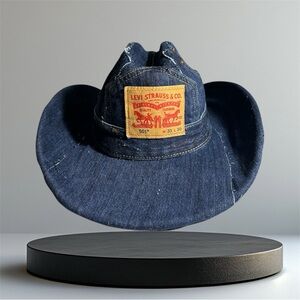 Dark Denim Custom Made Blue Levi's Jeans